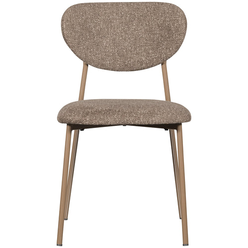 WOOOD eetkamerstoelen Valor - Polyester - Zand- Set van 2 - vtwonen shop