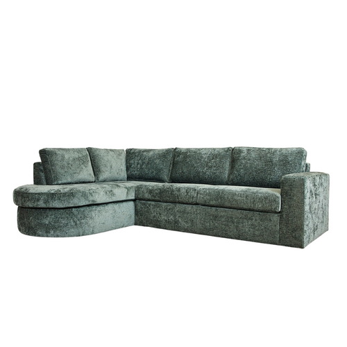 MySofa Bank Alma Groen 2,5-zits + Divan Links - vtwonen shop