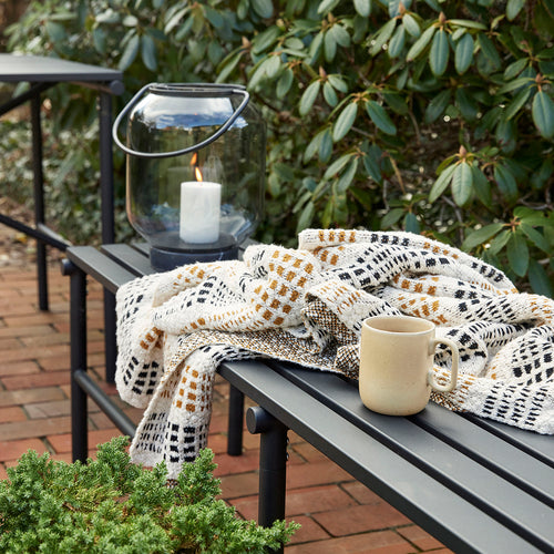 Hübsch plaid Feel - katoen - 130x200cm