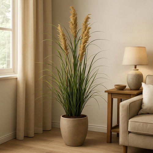 Flourify kunstplant - Siergras - 92 cm