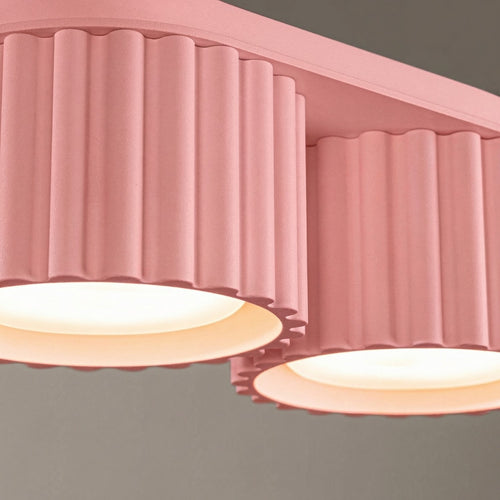 Sollux Lighting Plafondlamp AURA 2 roze Gx53 - 21x10x8cm
