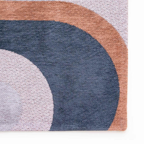 Louis De Poortere vloerkleed Camel Blue - bruin - 80x250cm