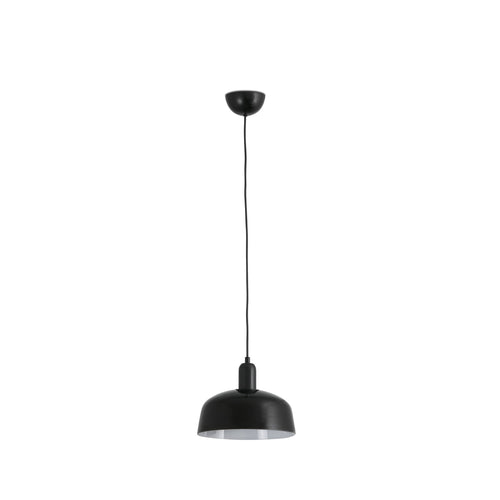 Faro Tatawin Middelgrote zwarte koepel hanglamp