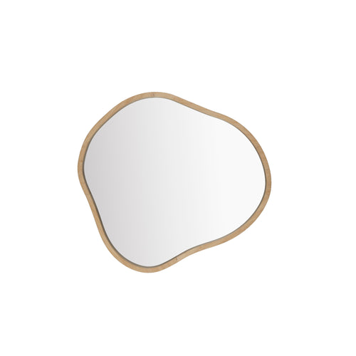 Housecraft Living Zem Spiegel/ Wandspiegel Organisch Bamboehout 77x65 cm - Beige - vtwonen shop