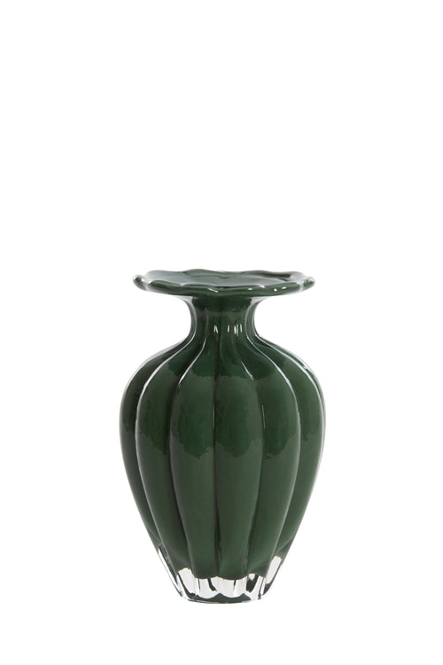Light & Living vaas ZOFIO - Ø16.5x24.5cm - groen