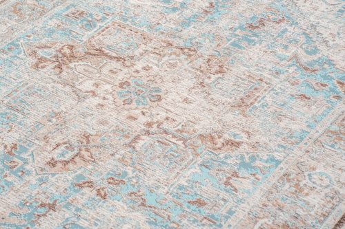 Remix vloerkleed 2053 Sugar Blue - Beige - 170 x 240 cm