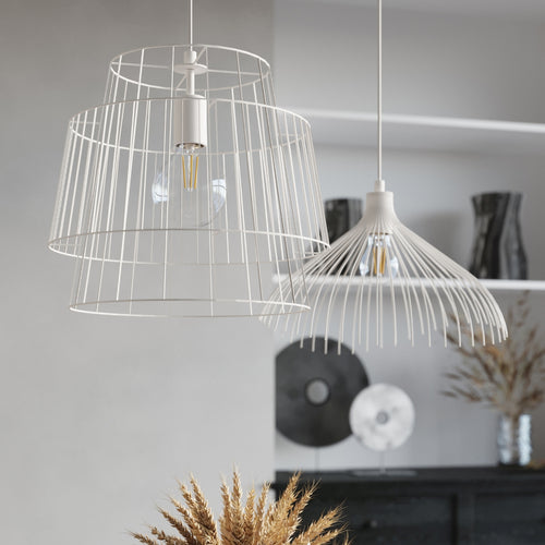 Sollux Lighting Hanglamp UMB wit - 40x40x125cm
