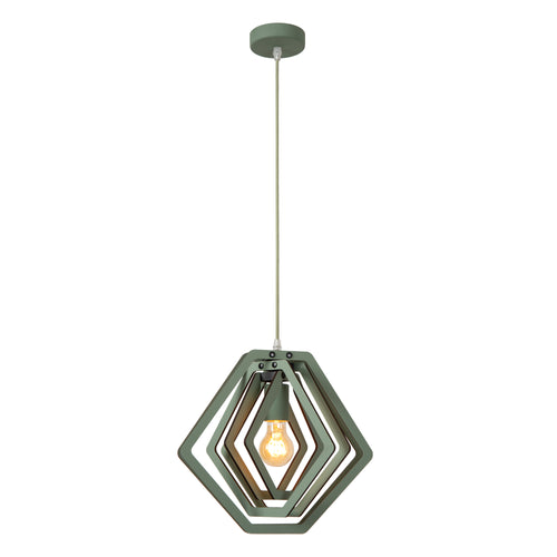 Lucide hanglamp MAURO - 1xE27 - Groen - vtwonen shop