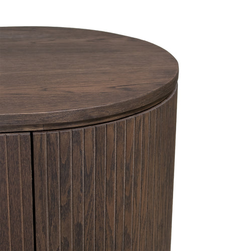 DÉJA Living Dressoir Laurel - Eikenhout - Donkerbruin - 215cm - vtwonen shop