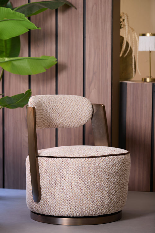 Light & Living stoel KEMENA - 65x68x77cm - bruin - vtwonen shop