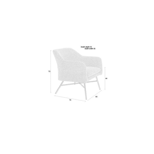 Housecraft Living Joaz loungestoel/ fauteuil Beige - vtwonen shop