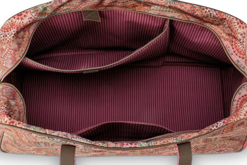 Pip Studio - Tovy Weekendtas Dames - Jabali - Rood - 65x25.5x35cm - vtwonen shop