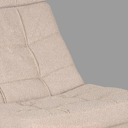 LABEL51 Fauteuil Alvar - Naturel Bouclé - 57x53x83cm - vtwonen shop