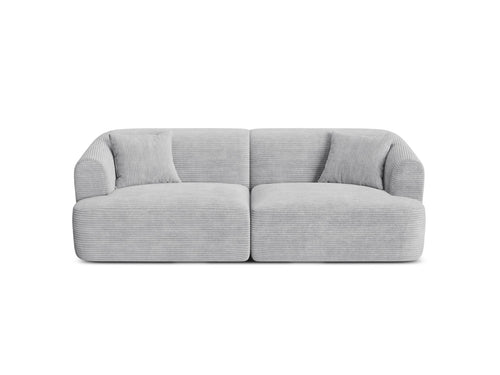 Cosmopolitan Design Modulaire bank Campi 3-zits, ribfluwelen geld - 90x220x70cm