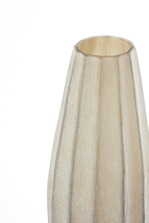Light & Living vaas BRADLEY - Ø17.5x44.5cm - bruin