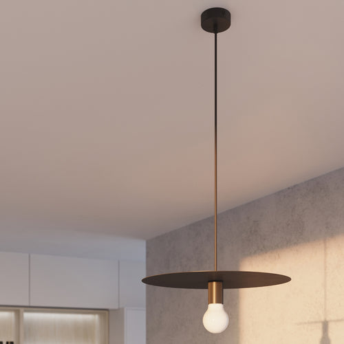Sollux Lighting Hanglamp FLAVIO zwart - 40x40x105cm