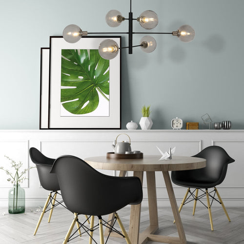 Steinhauer hanglamp Constellation - 6 lichts - 101x 150 cm - zwart - vtwonen shop