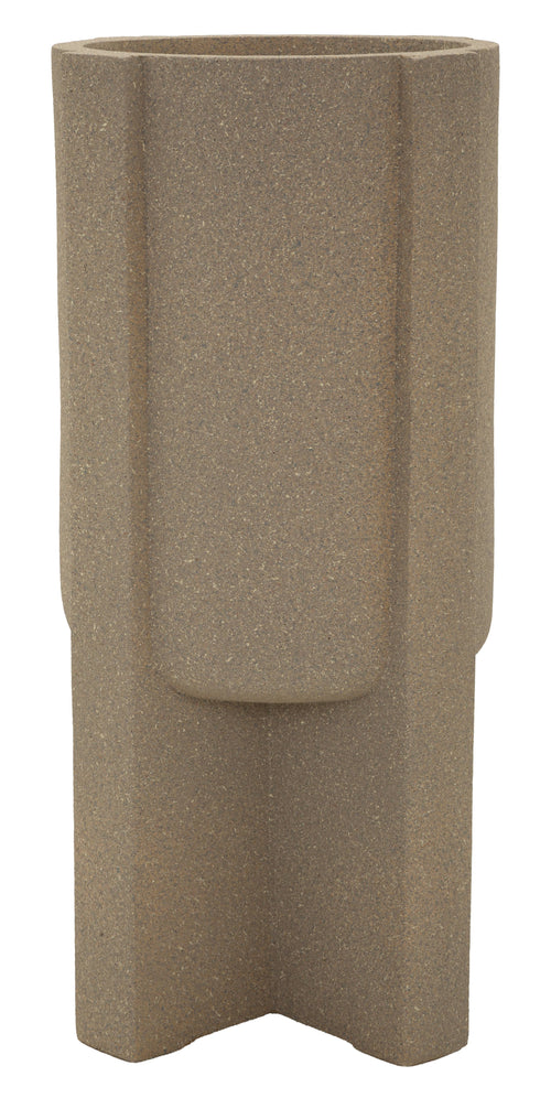 Mauro Ferretti buitenvaas - Ø 39x80,5 cm - bruin