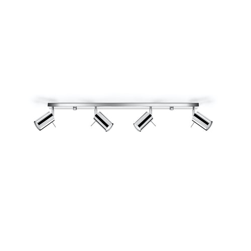 Sollux Lighting Plafondlamp RING 4L chroom - 80x6x16cm