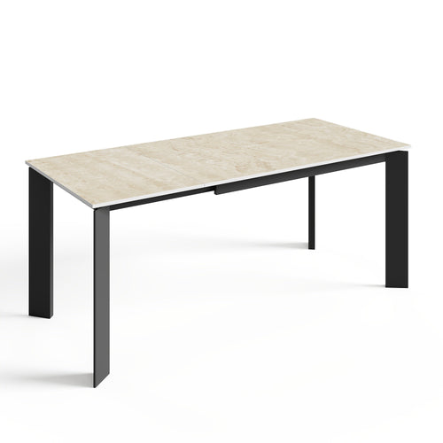 Sia Home - Uitschuifbare tafels LINEA - Keramiek - Zwart - 190cm