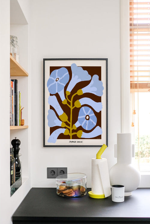 Madelen - Ipomoea Indica - PSTR studio Kunst Poster - vtwonen shop