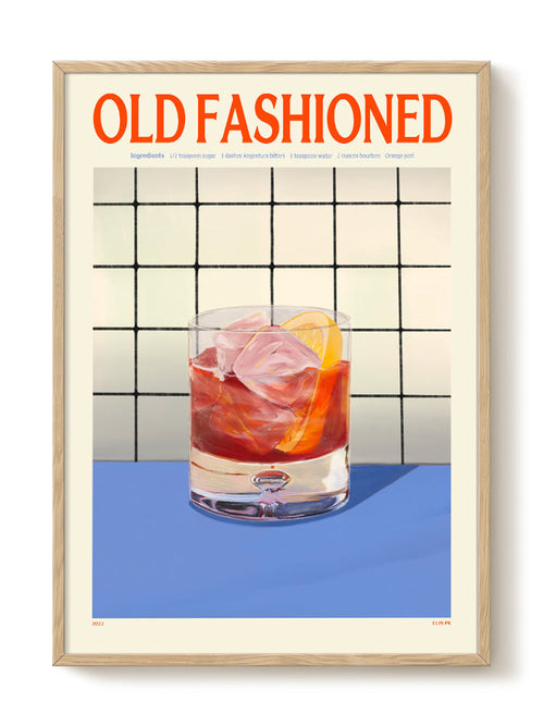 Elin PK - Old Fashioned - PSTR studio Kunst Poster - vtwonen shop