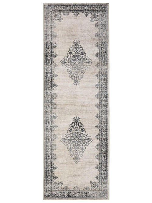 benuta loper Laury - grijs - 80x240 cm