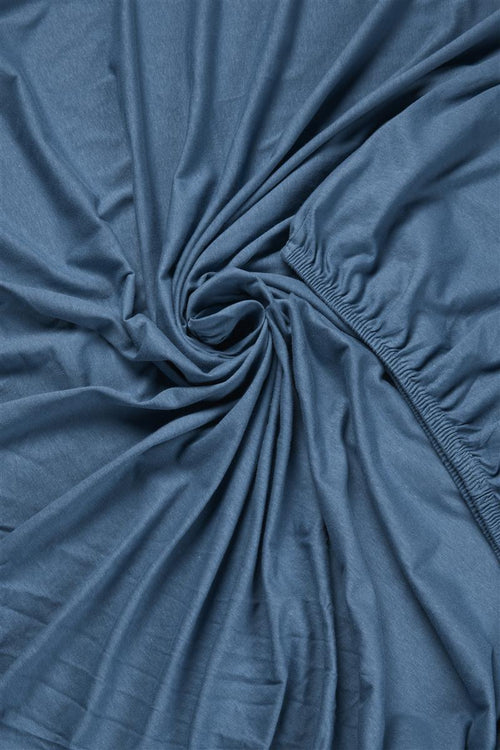 Beddinghouse - Jersey - Hoeslaken - 160x220 cm - Blauw - vtwonen shop