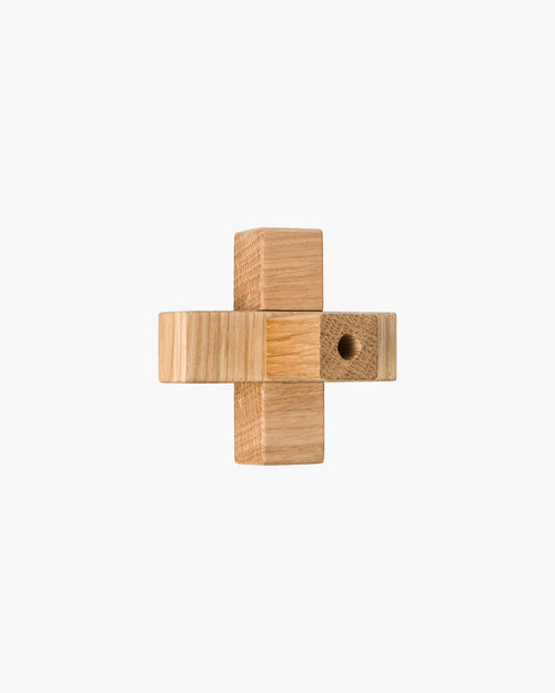noo.ma Dodi houten wandhaken set van 2 - Oak