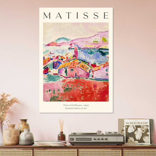 Artfulprints  Matisse - View of Collioure 1905   poster 70x100 cm - vtwonen shop