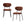 WOOOD eetkamerstoelen Kjeld - Chenille - Bruin - Set van 2