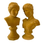 FurniLux Decoratie item Adam Okergeel 16x10x25 cm