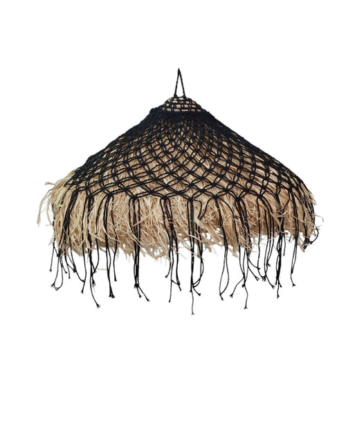 Furnilux Furni-SISAL – Handgemaakte Raffia Hanglamp Ø50 cm - Boho Natuurlijke Verlichting