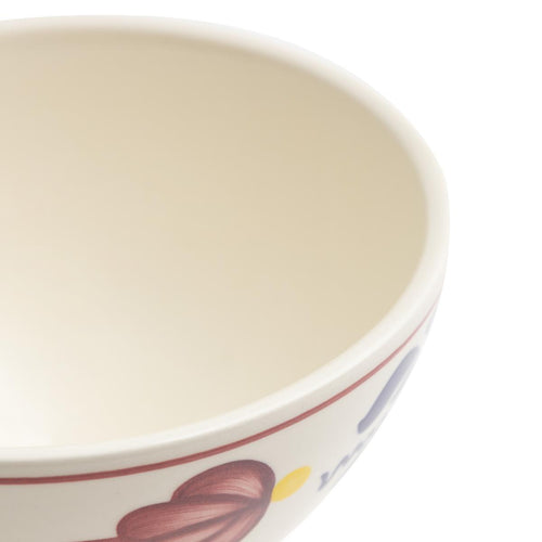 Royal Boch kom op voet Boerenbont - set van 6 - ø13cm - keramiek