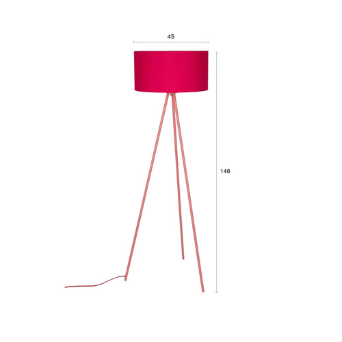 Housecraft Living Susie Vloerlamp Driepoot Rood