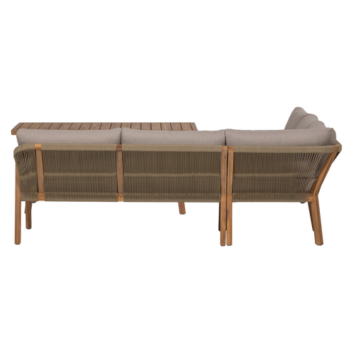 WOOOD loungeset tuin Taro - Acacia Hout - Naturel - 67x232x232