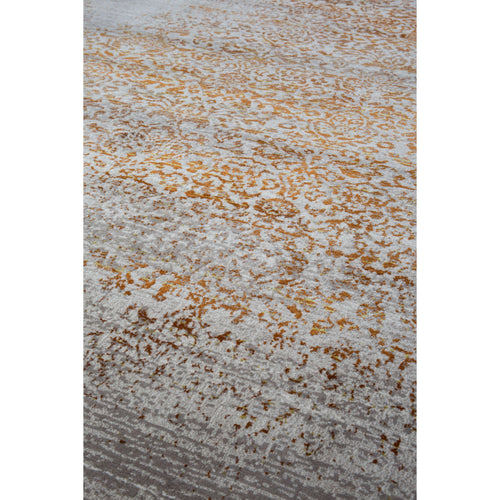 Zuiver Magic Vloerkleed 200x290 Grijs/Oranje