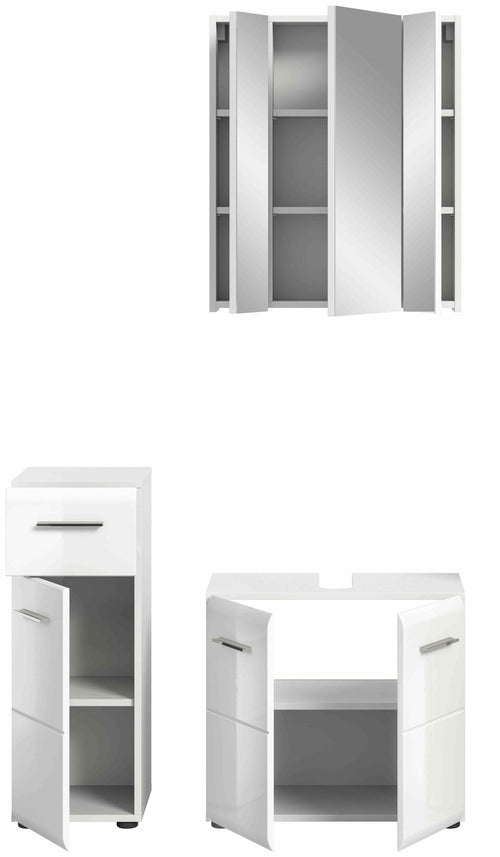 Furnilux Badkamercombinatie Ice 3-delig - 105cm x 185cm x 32cm