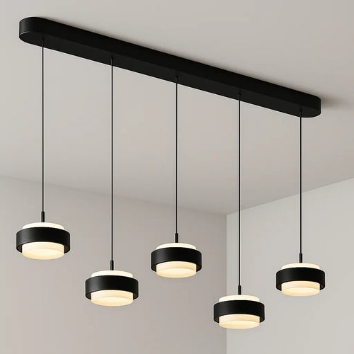 Freelight hanglamp Puleggia - 5 lichts - 120  x 150   cm - beige