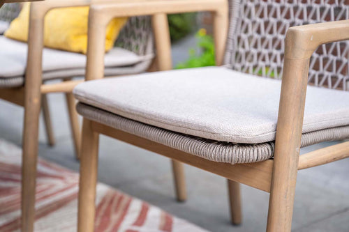 Garden Impressions Skala tuinstoelen set van 4 acacia / rope
