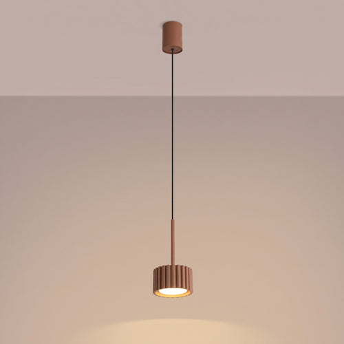 Sollux Lighting Hanglamp AURA 1 mokka Gx53 - 10x10x125cm