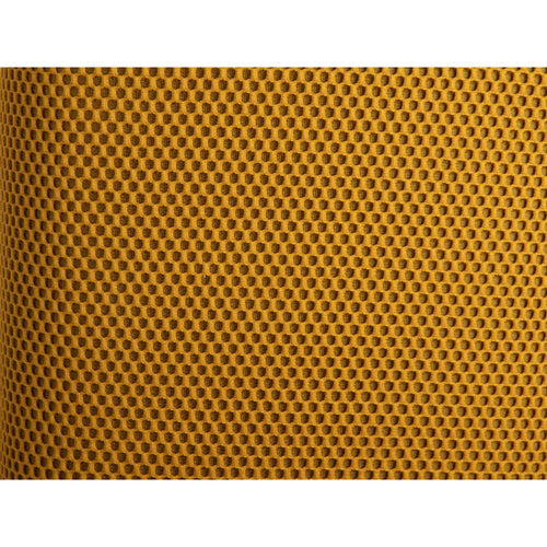 Leitmotiv poef Retro Mesh - geel - Ø50cm