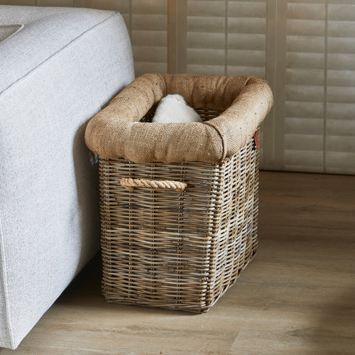 Rivièra Maison RR Log Basket Set Of 2 pieces - Rattan Pitriet - Naturel - vtwonen shop