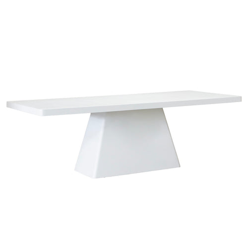 Giga Meubel Tuintafel Avia - Rechthoek 200cm - Wit Eco Composiet - vtwonen shop