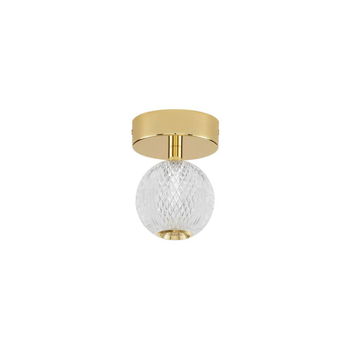 Merano Gander Geïntegreerde LED Semi Flush Light Goud Aluminium LED 4W 246Lm 3200K