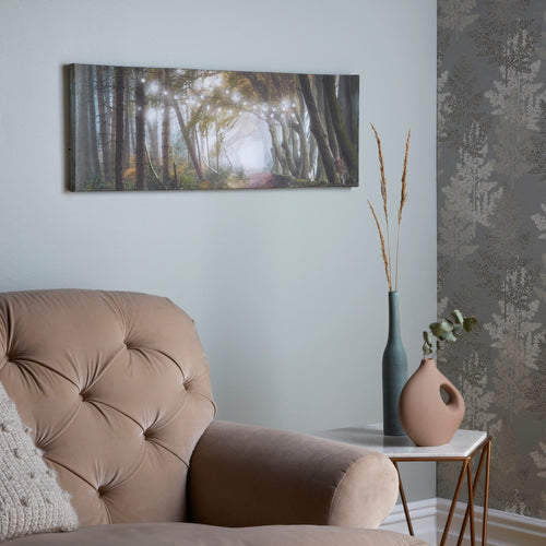 Art for the Home Canvas LED - Boswandeling - 30x90cm - vtwonen shop