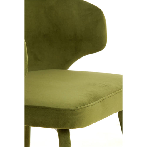 Light & Living eetkamerstoel KOSAKA - 79x57x53cm - groen - Set van 2