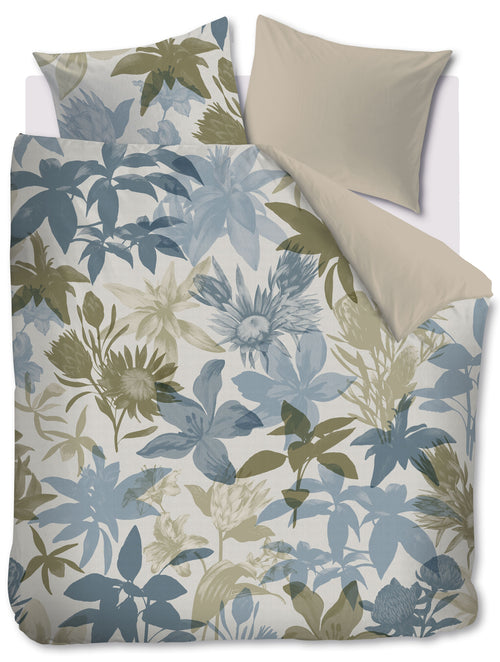 Beddinghouse Dekbedovertrek Flori - 240 x 200/220 cm - Blauw