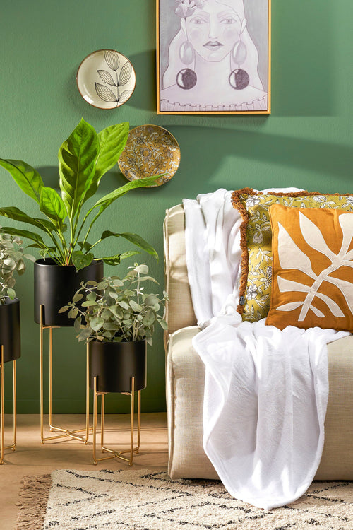 In The Mood Collection Famke Fleece Plaid - L180 x B130 cm - Off white