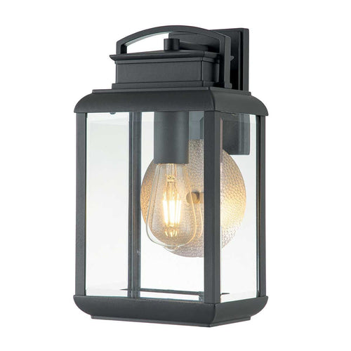 Elstead Byron Byron buitenwandlantaarn grafiet met tinnen reflector IP44